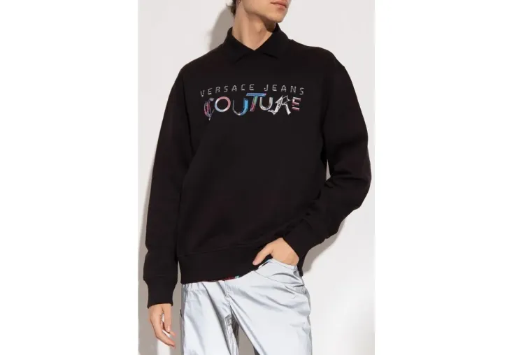 VERSACE JEANS COUTURE SWEATSHIRT WITH LOGO