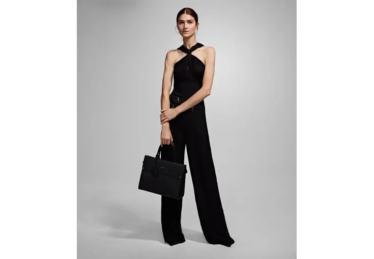 Karl Lagerfeld twisted neck jumpsuit 96KW1307