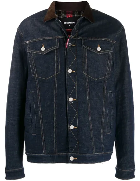 Jacket Dsquared2 Blue size 40 IT in Denim - Jeans - 29640201