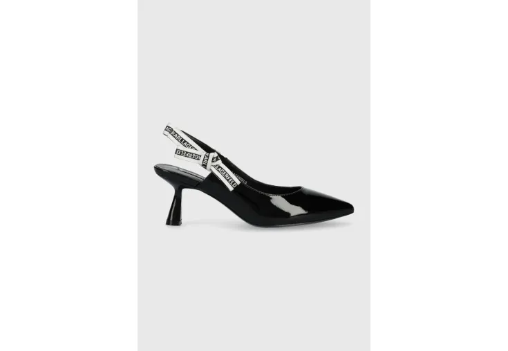 KARL LAGERFELD MULES PANACHE RIBBON SLING KL30808