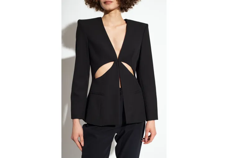 VERSACE BLAZER WITH DECORATIVE SLASHES