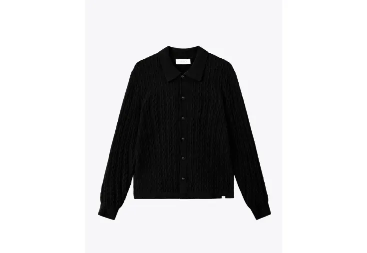 LES DEUX GARRET KNIT LS SHIRT LDM310092