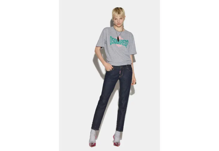 DSQUARED2 B-ICON JENNIFER CROP JEANS S80LA0042