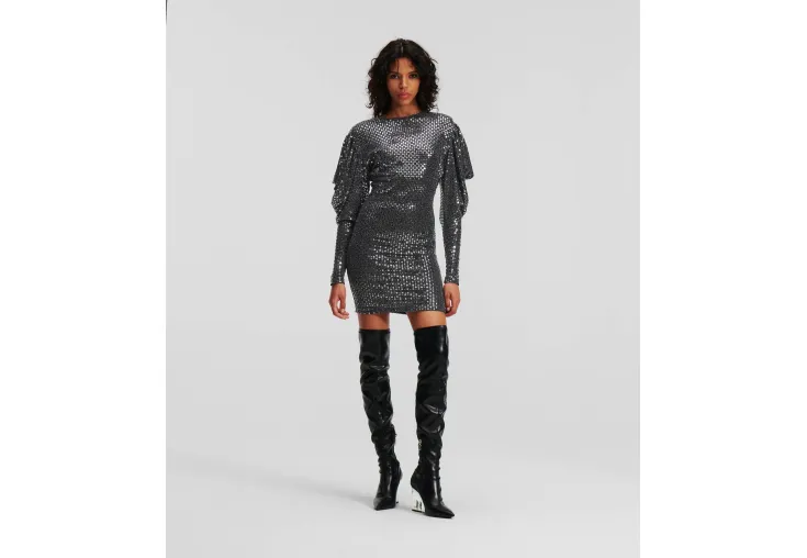 KARL LAGERFELD SEQUIN DRESS 236W1351