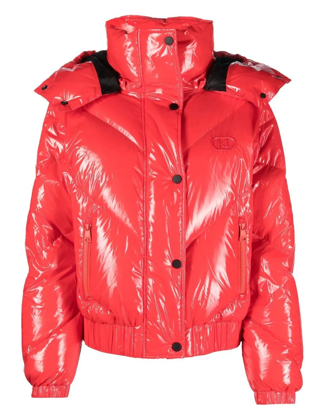 Karl lagerfeld red on sale coat