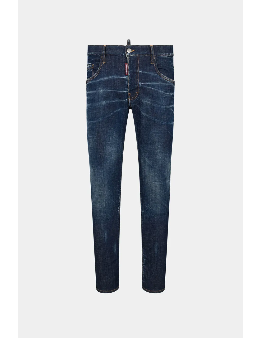 DSQUARED2 DARK CLEAN WASH SKATER JEANS S74LB1486 - Color: Blue - Imatio.gr