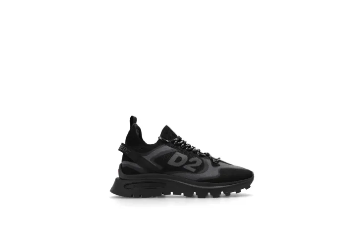 DSQUARED2 BLACK ‘RUN DS2’ SNEAKERS SNM0336