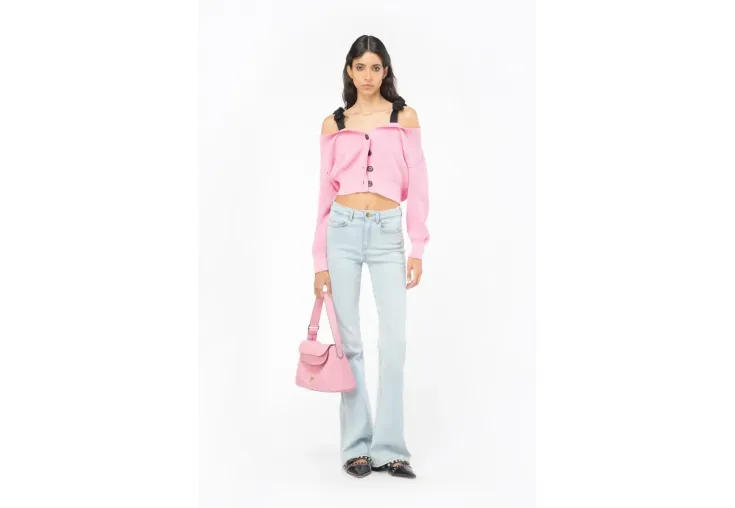 PINKO FLORA FLARED JEANS 100166A1MQ