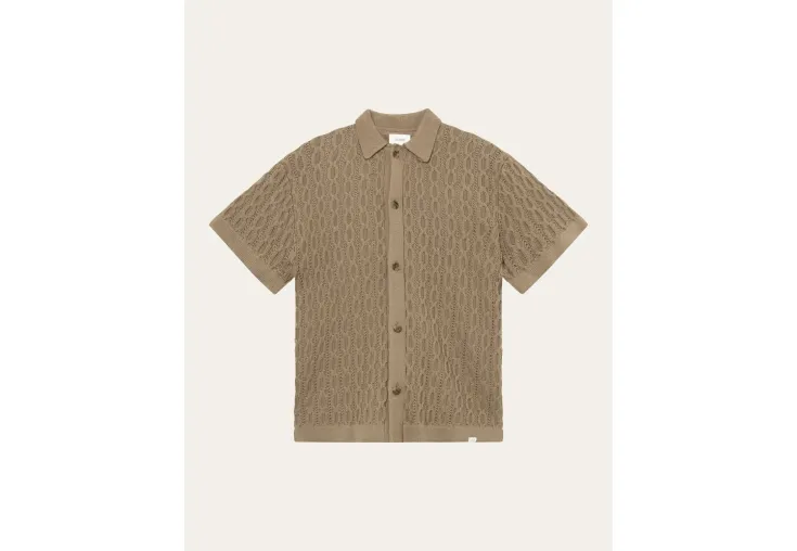 LES DEUX GARRETT KNITTED SHIRT LDM310088