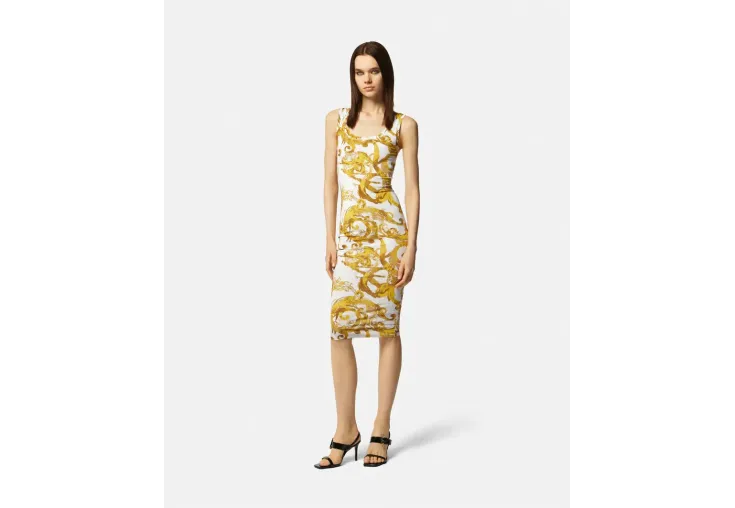 VERSACE JEANS COUTURE MIDI DRESS 76HAO9B6