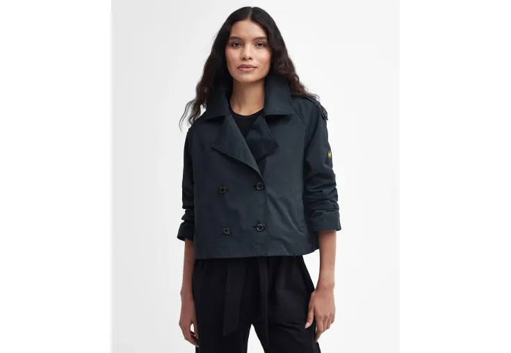 BARBOUR CROPPED TRENCH COAT LCA0335