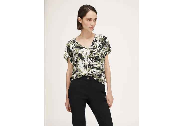 MOTIVI FOLIAGE PATTERNED BLOUSE 2696W000581N