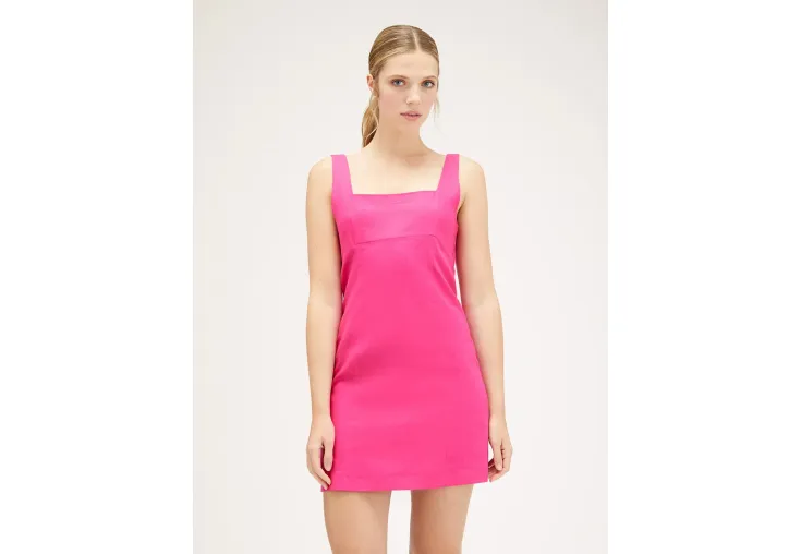 MOTIVI VISCOSE LINEN MINI DRESS 7431Q00