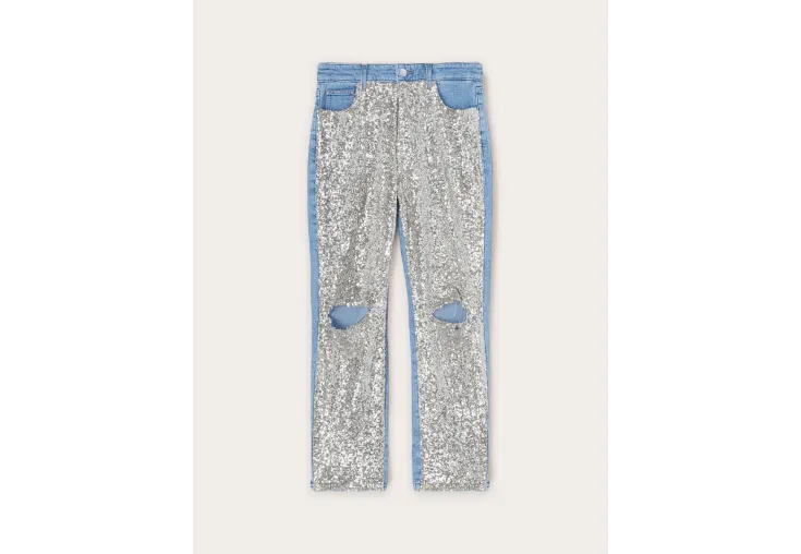 MOTIVI JEANS REGULAR FULL PAILLETTES P502Q003559N