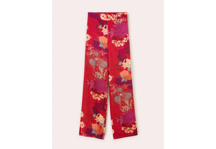 MOTIVI PRINTED PALAZZO TROUSERS P148W000782N