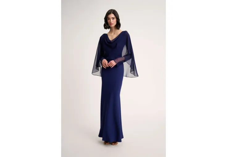 LUISA SPAGNOLI ELEGANT MAXI DRESS GRAFFA