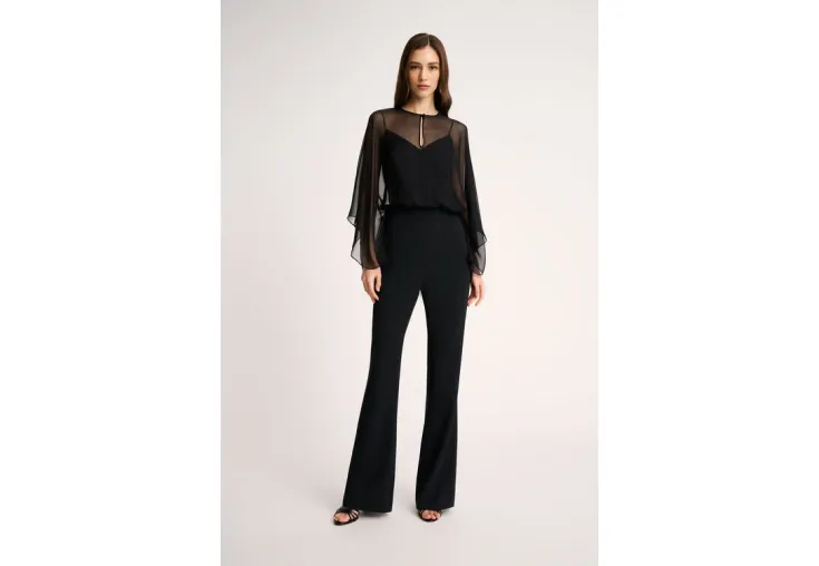 LUISA SPAGNOLI JUMPSUIT WITH SHRUG GELO