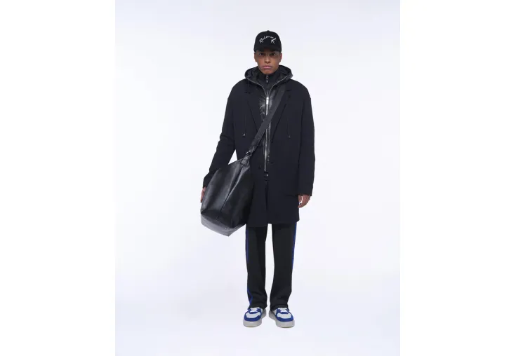 RICHMOND X LONG COAT WITH POCKETS UMA24207CP