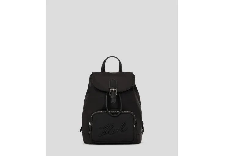 KARL LAGERFELD K/SIGNATURE NYLON BACKPACK 245W3032