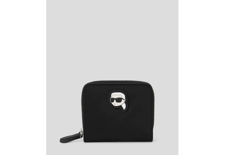 KARL LAGERFELD K/IKONIK NYLON ZIP-AROUND WALLET 230W3220