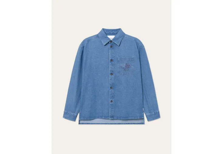 LES DEUX FELIPE DENIM OVERSHIRT LDM640112