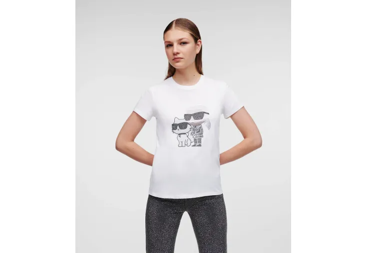 KARL LAGERFELD ΓΥΝΑΙΚΕΙΟ T-SHIRT IKONIK KARL&CHOUPETTE 230W1772