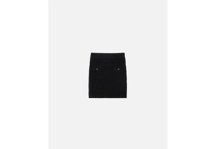 PINKO EXOTIC MINI SKIRT WITH GEOMETRIC STITCHING 104362A27J