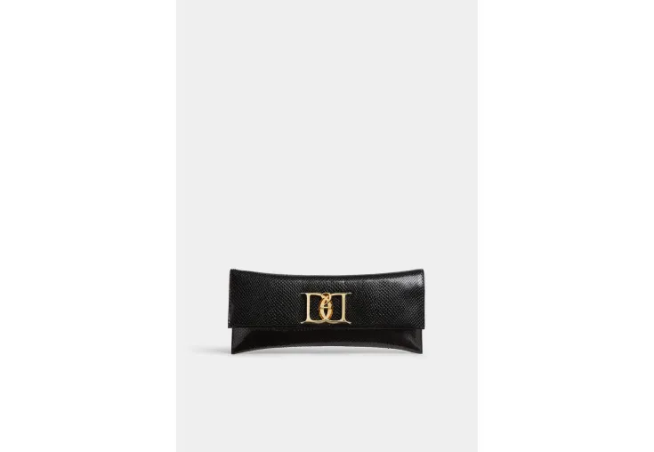 DSQUARED2 DOUBLE D LEATHER CLUTCH CLW0037