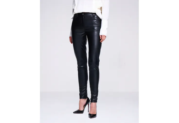 SILVIAN HEACH ECO-LEATHER TROUSERS CVA24003PA