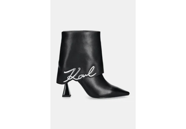 KARL LAGERFELD FOLD DOWN MIDI BOOT DEBUT II KL32044A