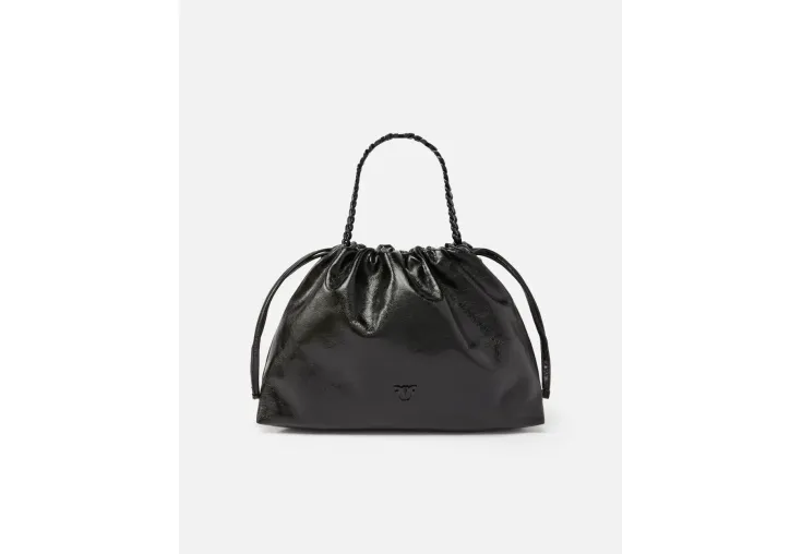 PINKO CHAIN HANDLE TOTE BAG 103417 A1EO