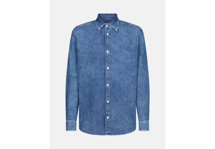 DONDUP REGULAR-FIT DENIM SHIRT UC313R DS0259U