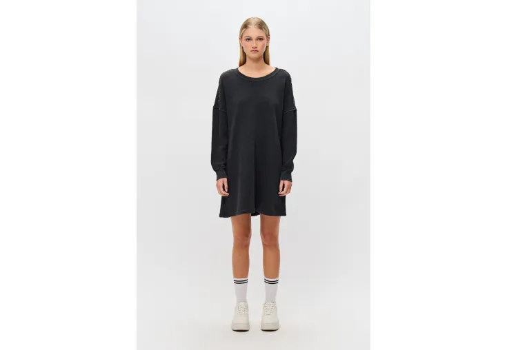 DIRTY LAUNDRY WAFFLE TEXTURED DRESS DLWD000038