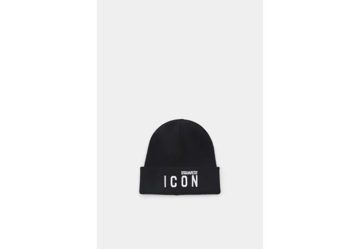 DSQUARED2 BE ICON KNIT BEANIE KNM0179