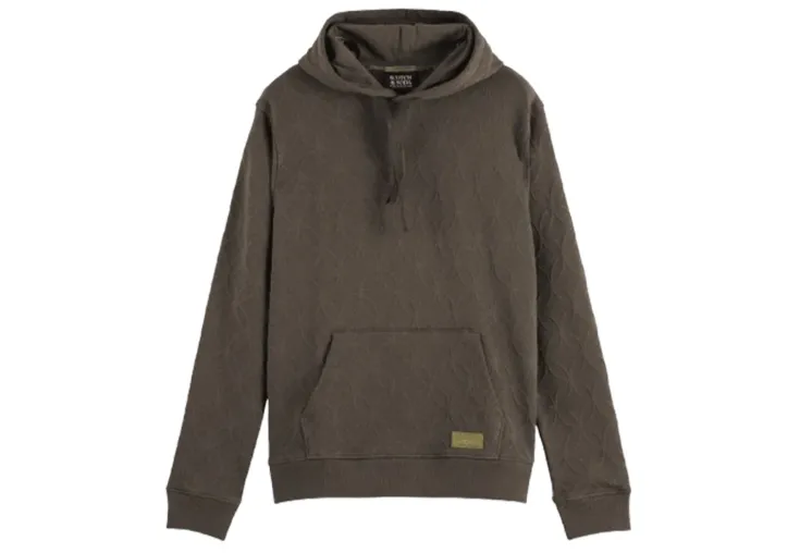 SCOTCH&SODA JACQUARD HOODIE TERRY 178747