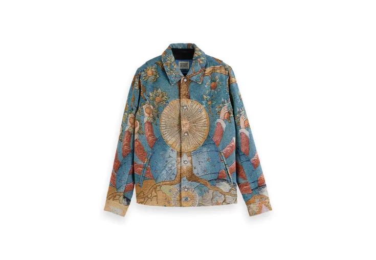 SCOTCH&SODA EMBASSY OF THE FREE MIND COACH JACKET 178328