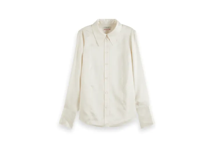 SCOTCH&SODA SATIN SHIRT CORE 177651