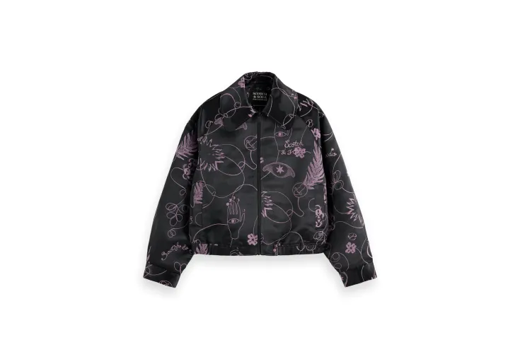 SCOTCH&SODA BOMBER JACKET JACQUARD 178076