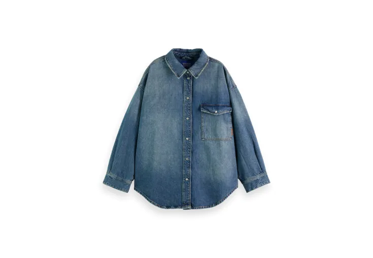 SCOTCH&SODA DENIM OVERSHIRT 177655