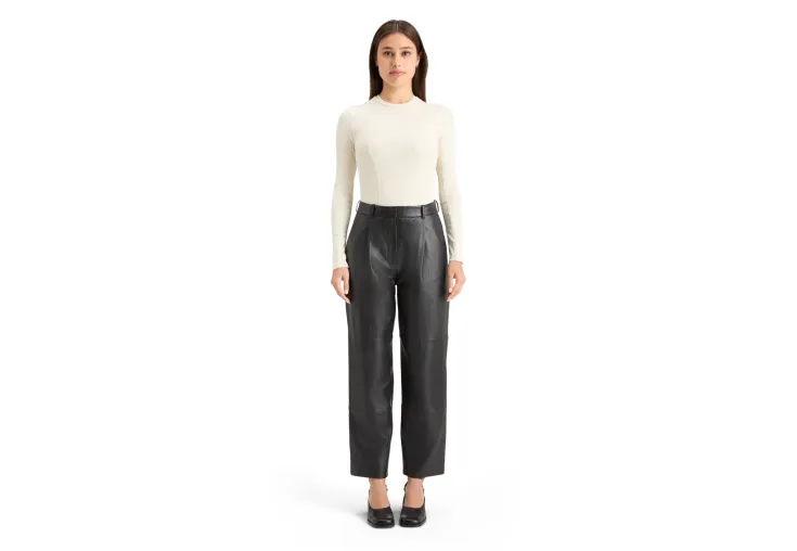 SCOTCH&SODA ROBYN NAPPA LEATHER PANT 178111