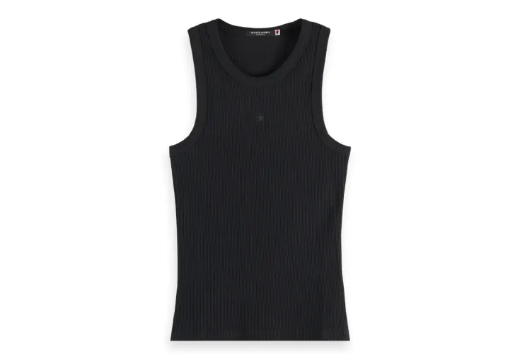 SCOTCH&SODA RIB RACER TANK CORE 179204