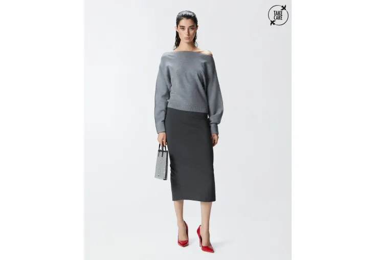 PINKO PENCIL SKIRT OMBRELLO 104135 A15M