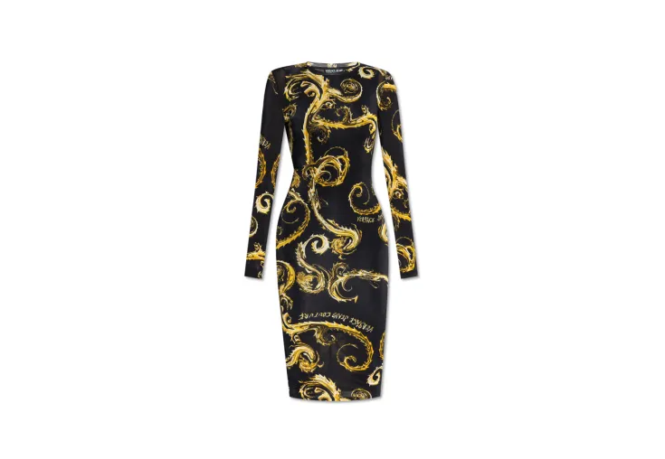 VERSACE JEANS COUTURE DRESS WITH PATTERN 77HAO9B0