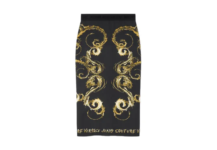 VERSACE JEANS COUTURE LOGO SKIRT 77HAE8P6