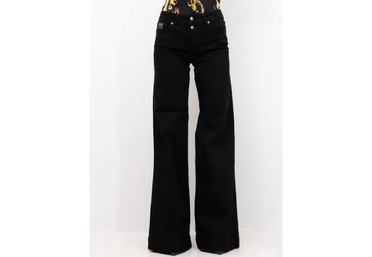 VERSACE JEANS COUTURE WIDE LEG JEANS 77HAB506