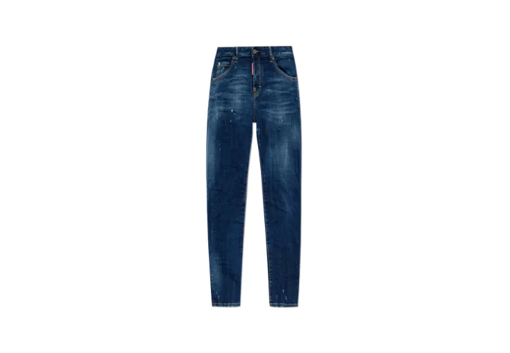 DSQUARED2 ΓΥΝΑΙΚΕΙΟ ΤΖΙΝ NAVY BLUE JEANS COOL GIRL S75LB1000