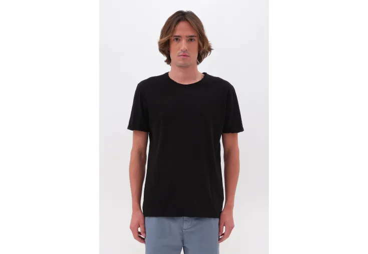 DIRTY LAUNDRY THE ROUNDNECK DETAILED T-SHIRT DLMT000644