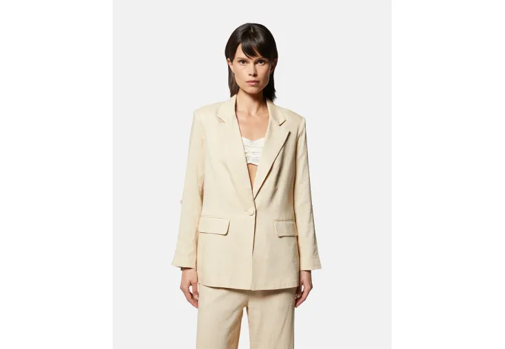 SILVIAN HEACH SINGLE BREASTED BLAZER WITH A SLIGHTLY OVERSIZED CUT GPP25253