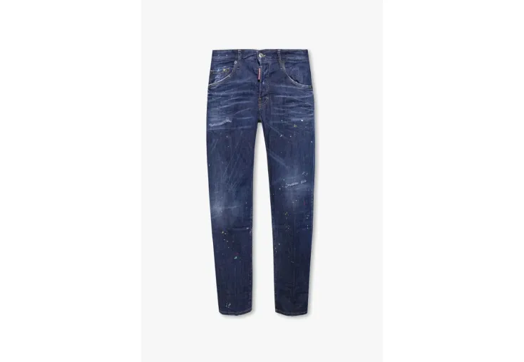 DSQUARED2 ΑΝΔΡΙΚΟ ΠΑΝΤΕΛΟΝΙ DARK BOB WASH SKATER JEANS S71LB1165