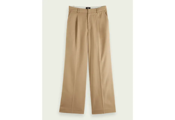 SCOTCH&SODA Low-rise wide leg trousers 171436